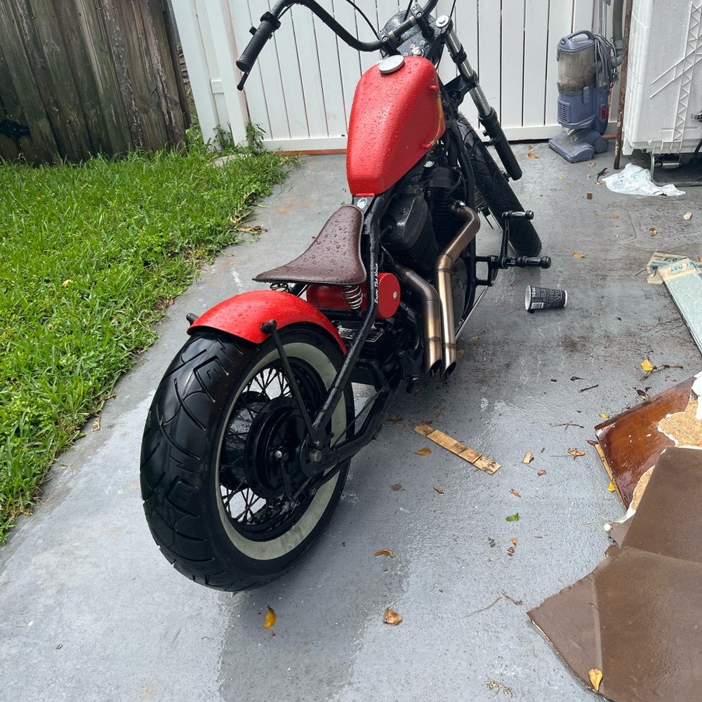 Customized motorcycle